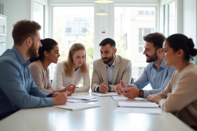 Core Human Capital team collaborating in a modern office